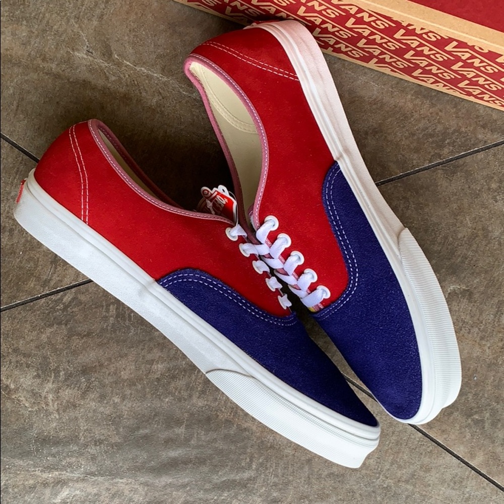 •VANS AUTHENTIC SUNSHINE Multi/True White Men’s - Picture 14 of 16
